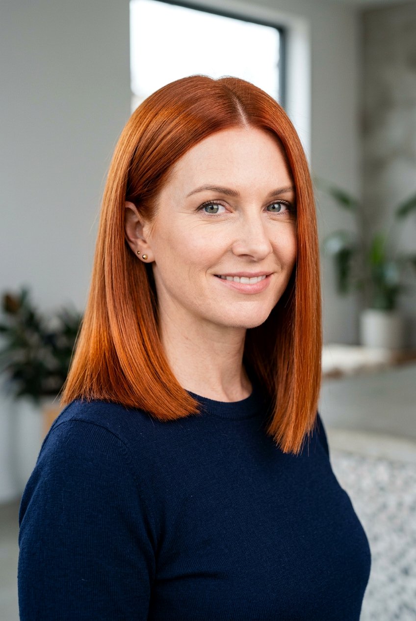 Red Blunt Shoulder Length Haircut - 20 blunt shoulder length haircut - 20 blunt shoulder length haircut