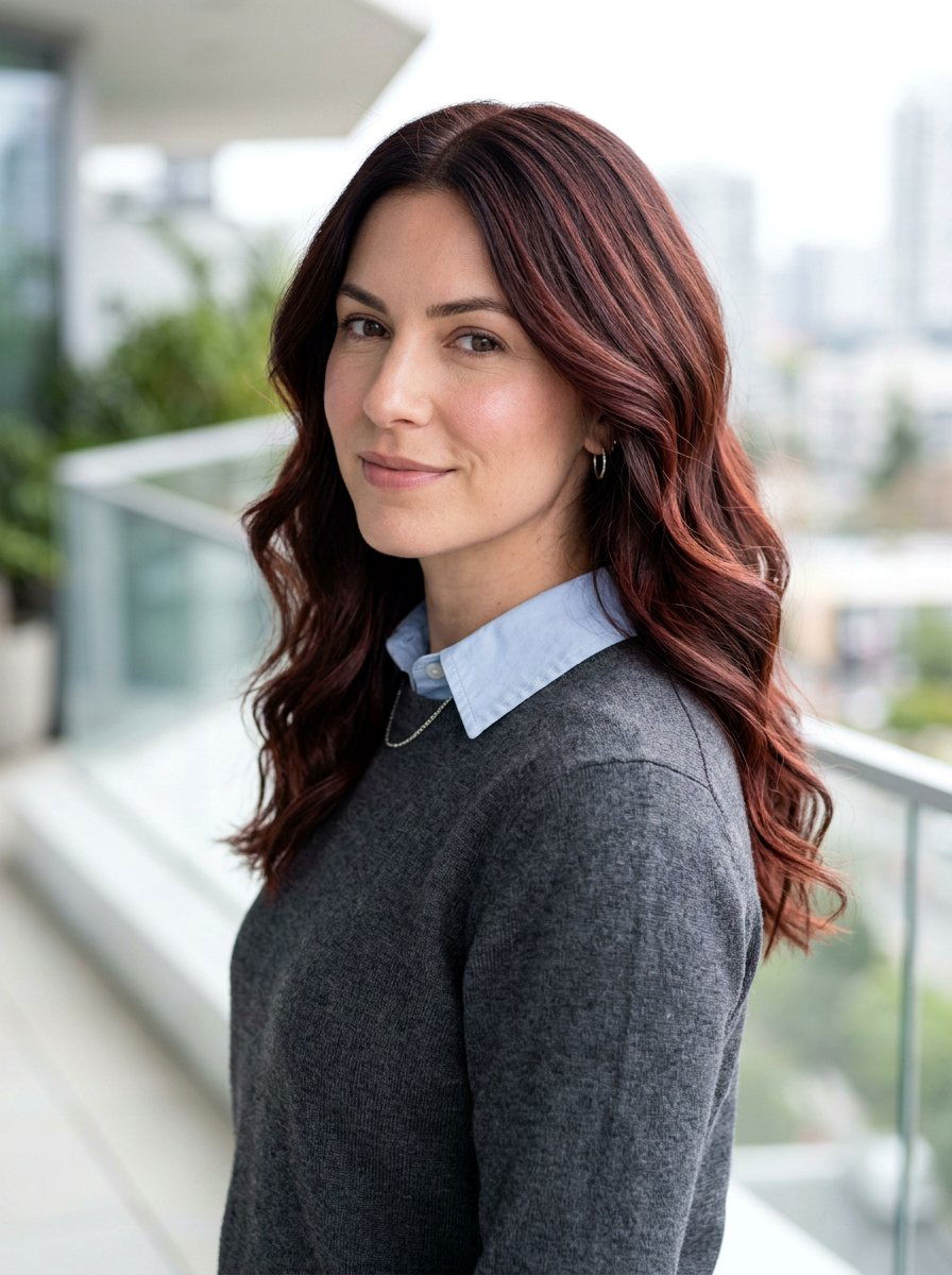 Red Brown Balayage For Cool Skin Tones - 20 rich red brown balayage - 20 rich red brown balayage