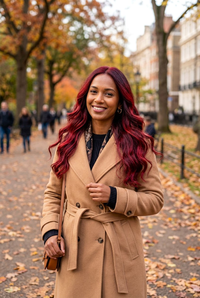 Red Burgundy Balayage - 20 autumn burgundy balayage ideas - 20 autumn burgundy balayage ideas