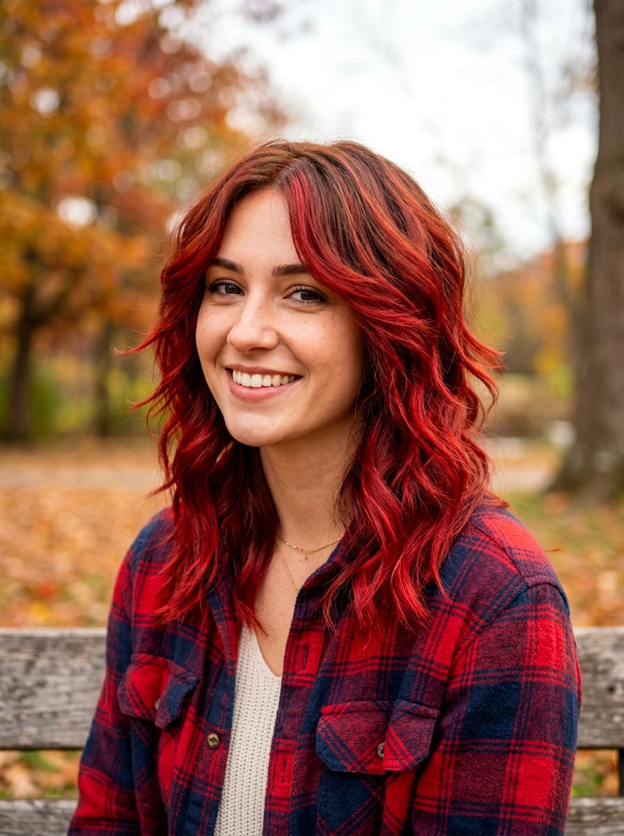 Red Butterfly Haircut - 20 butterfly haircut hair color ideas - 20 butterfly haircut hair color ideas
