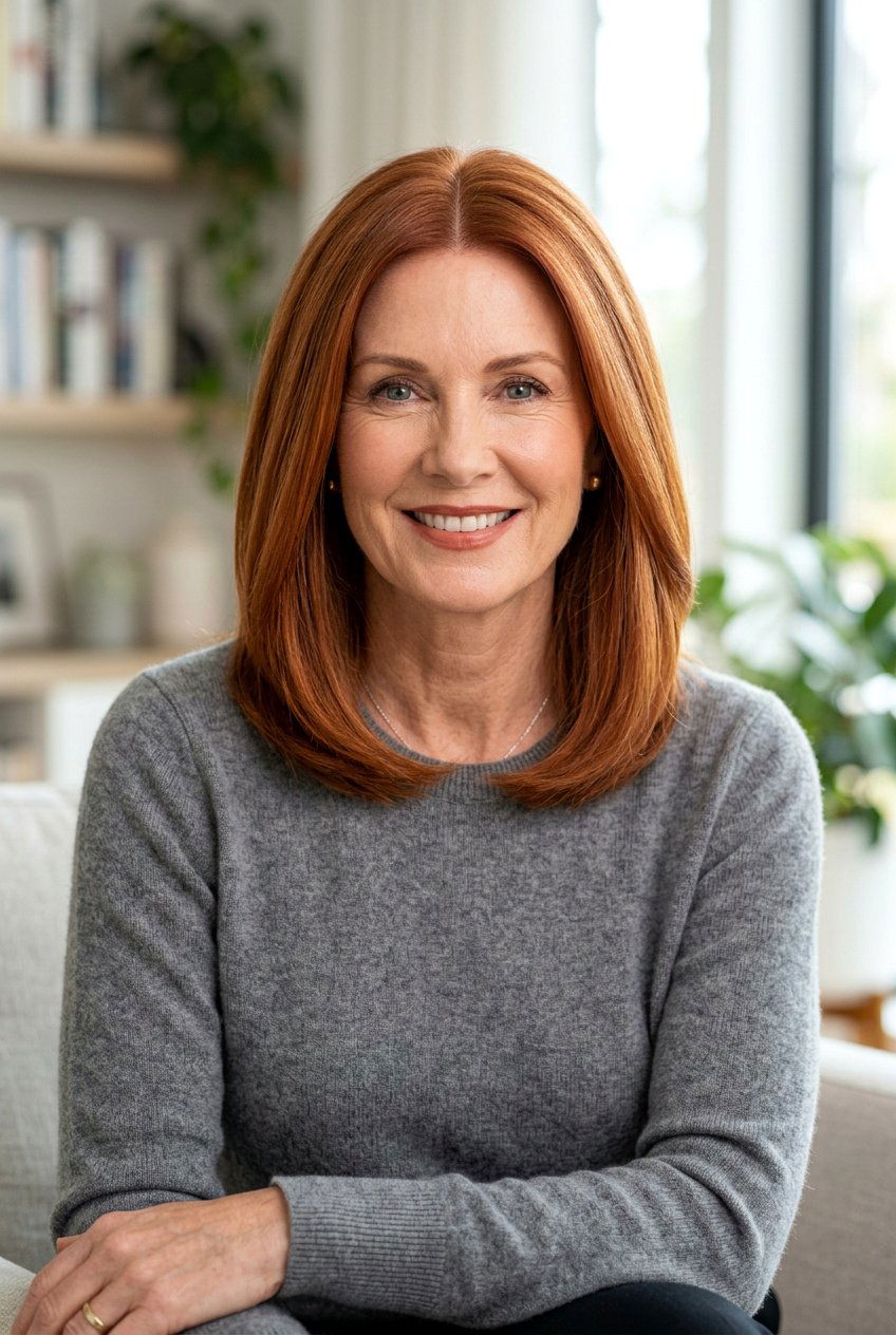 20 Best Copper Red Hair Color For Mature Skin Tones Ideas