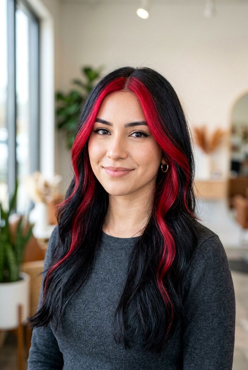 Red Money Piece Hair - 20 money piece hair color - 20 money piece hair color