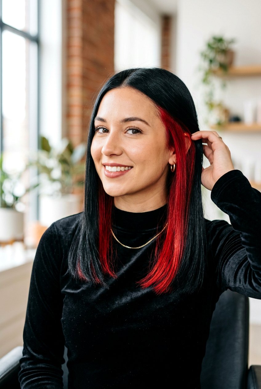 20 Stunning Bold Peekaboo Underlayer Color Ideas For You