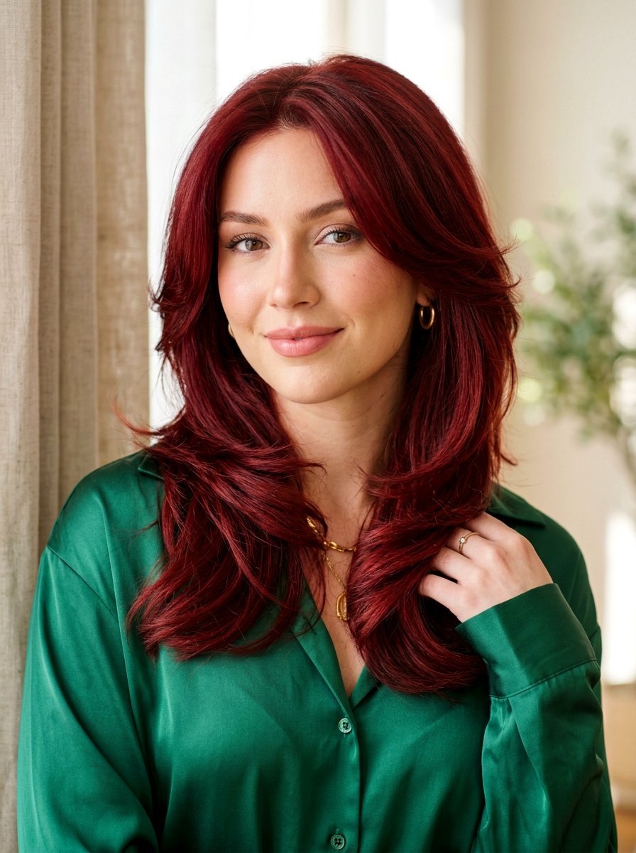 Red Velvet Butterfly Haircut - 20 red butterfly haircut color ideas - 20 red butterfly haircut color ideas