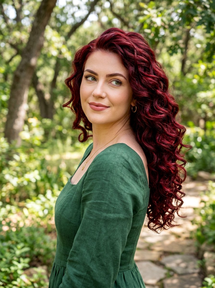 Red Velvet Hair Color - 20 photoshoot hair color ideas - 20 photoshoot hair color ideas