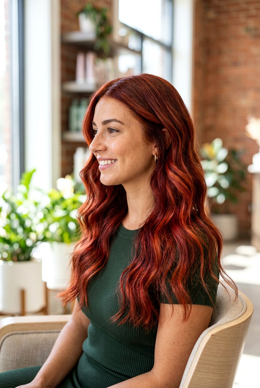 Red copper balayage - 20 copper balayage hair color - 20 copper balayage hair color