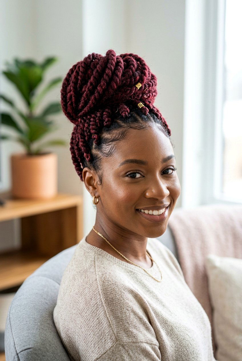 Red marley twists - 20 marley twists hairstyles - 20 marley twists hairstyles