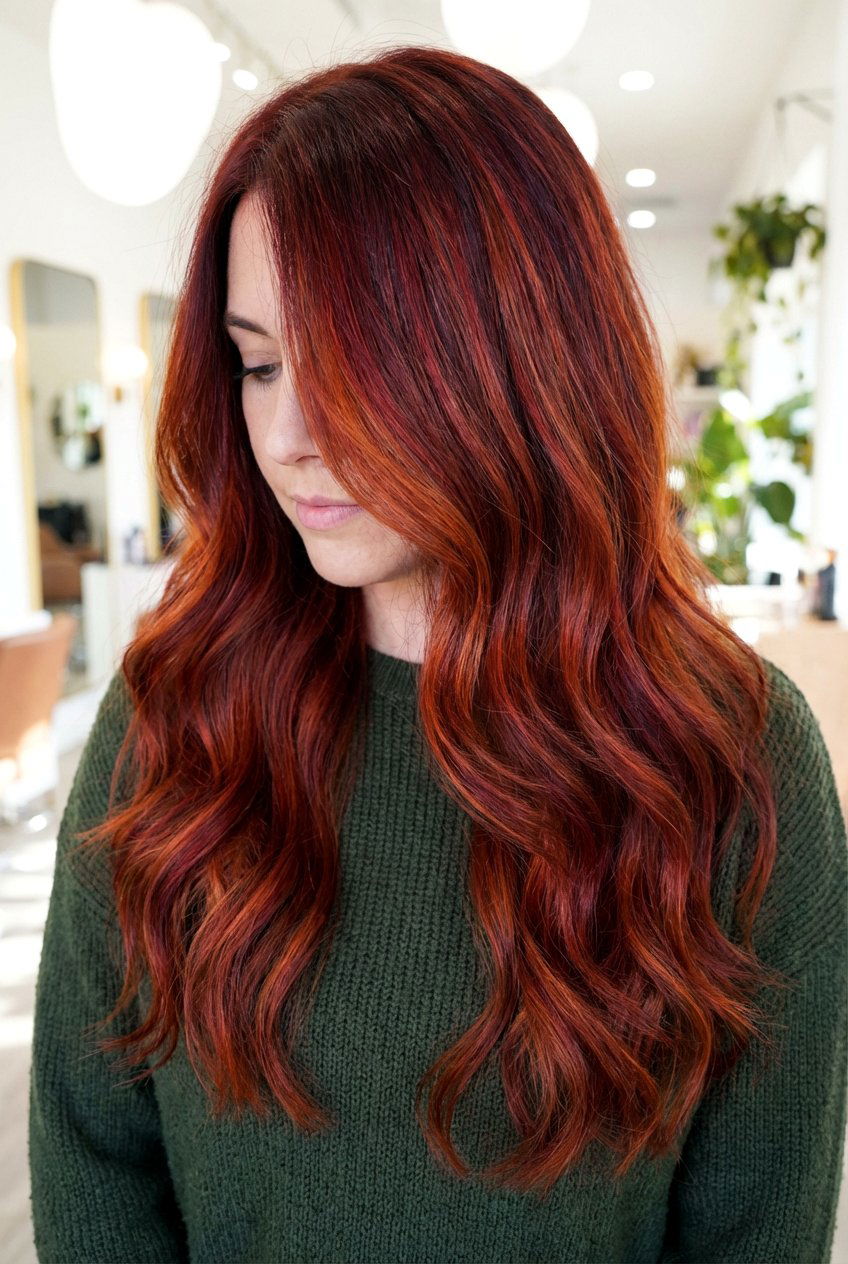 Reddish Amber Hair - 20 amber hair color ideas - 20 amber hair color ideas