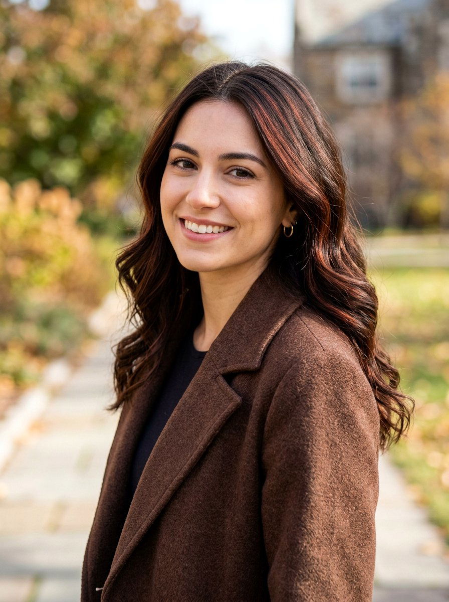 Reddish Babylights On Dark Chocolate Brown Hair - 20 red babylights for dark brunette hair - 20 red babylights for dark brunette hair