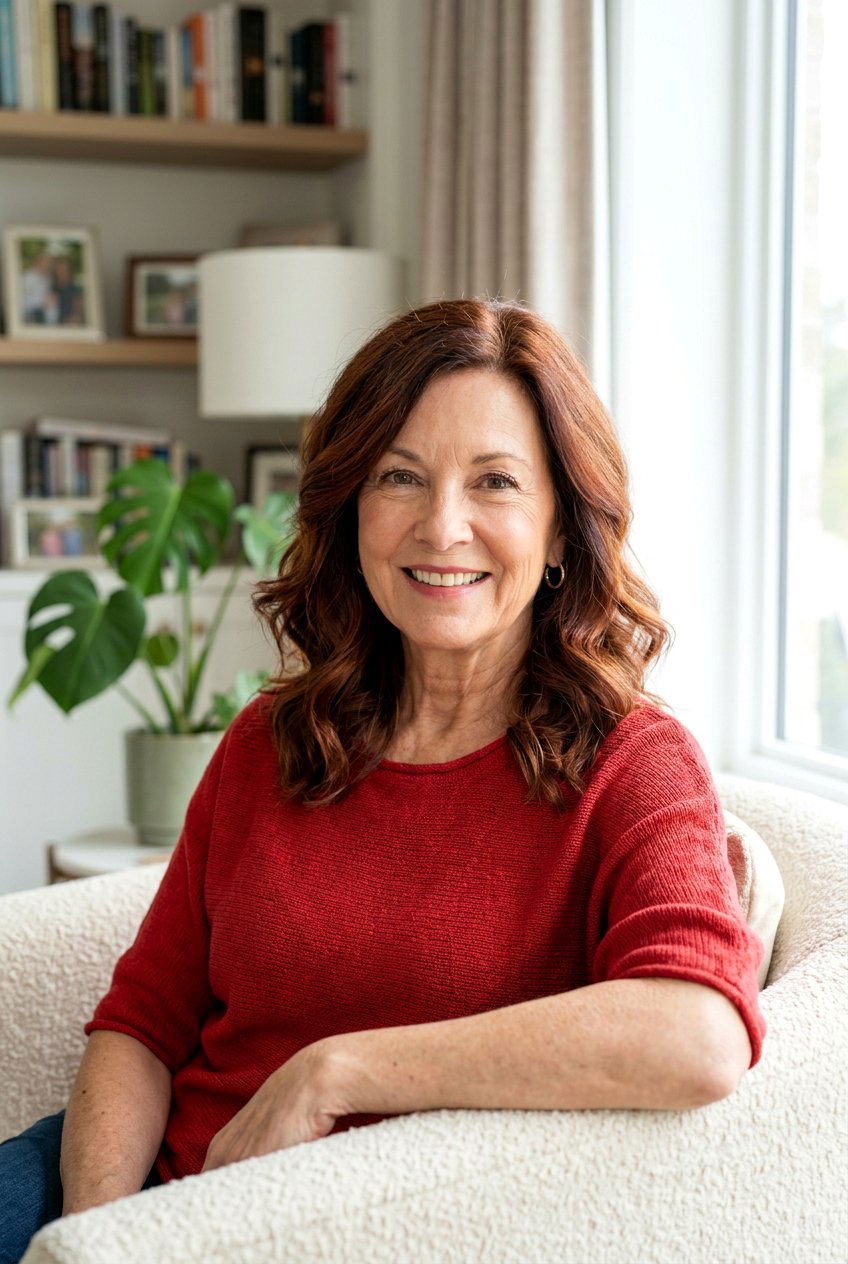 Reddish Brown Hair Color - 20 brunette refresh for older women - 20 brunette refresh for older women