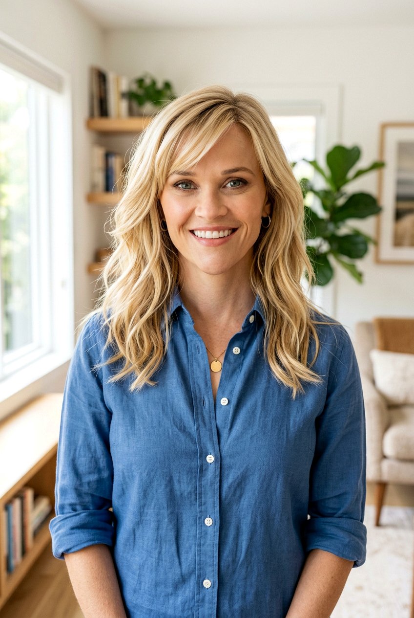 Reese Witherspoon Heart Lob - 20 celebrity inspired lob haircut - 20 celebrity inspired lob haircut