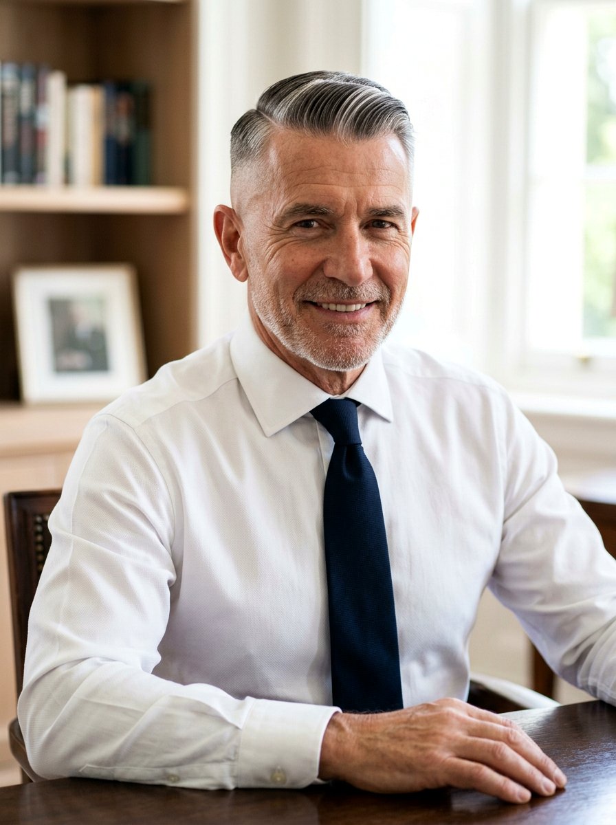 Regulation Cut - 20 neat short haircut for older men - 20 neat short haircut for older men