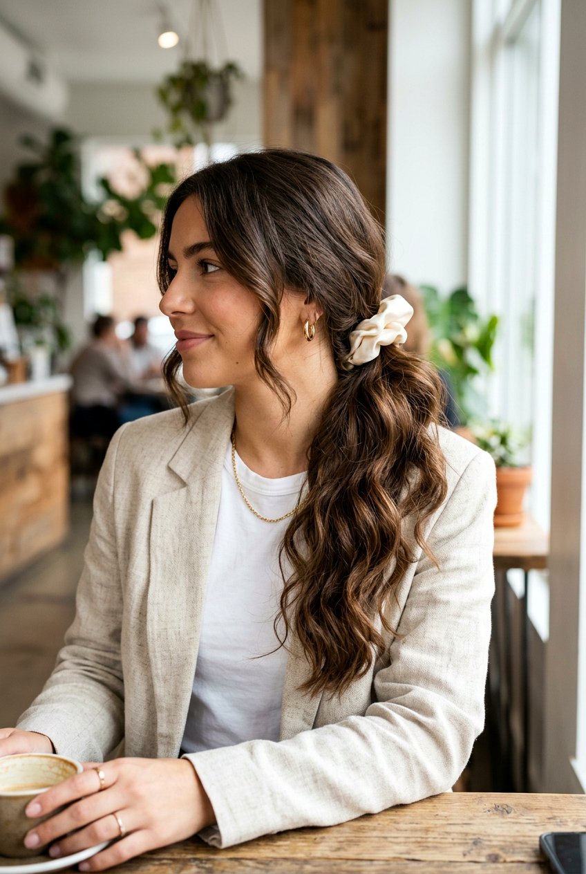 Relaxed Low Pony - 20 resort waves hairstyle for women - 20 resort waves hairstyle for women