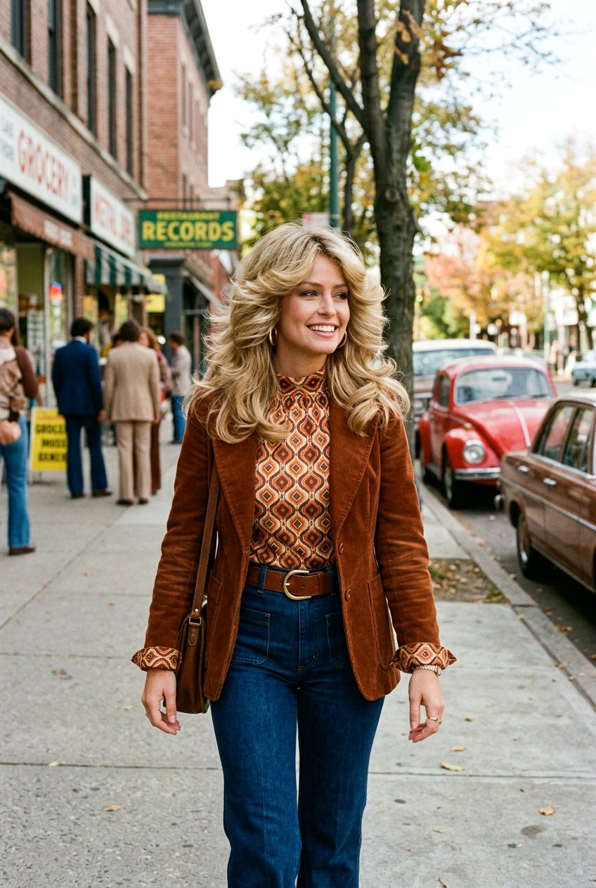 Retro 70s Feathered Haircut - 20 layered haircut with feathered ends - 20 layered haircut with feathered ends