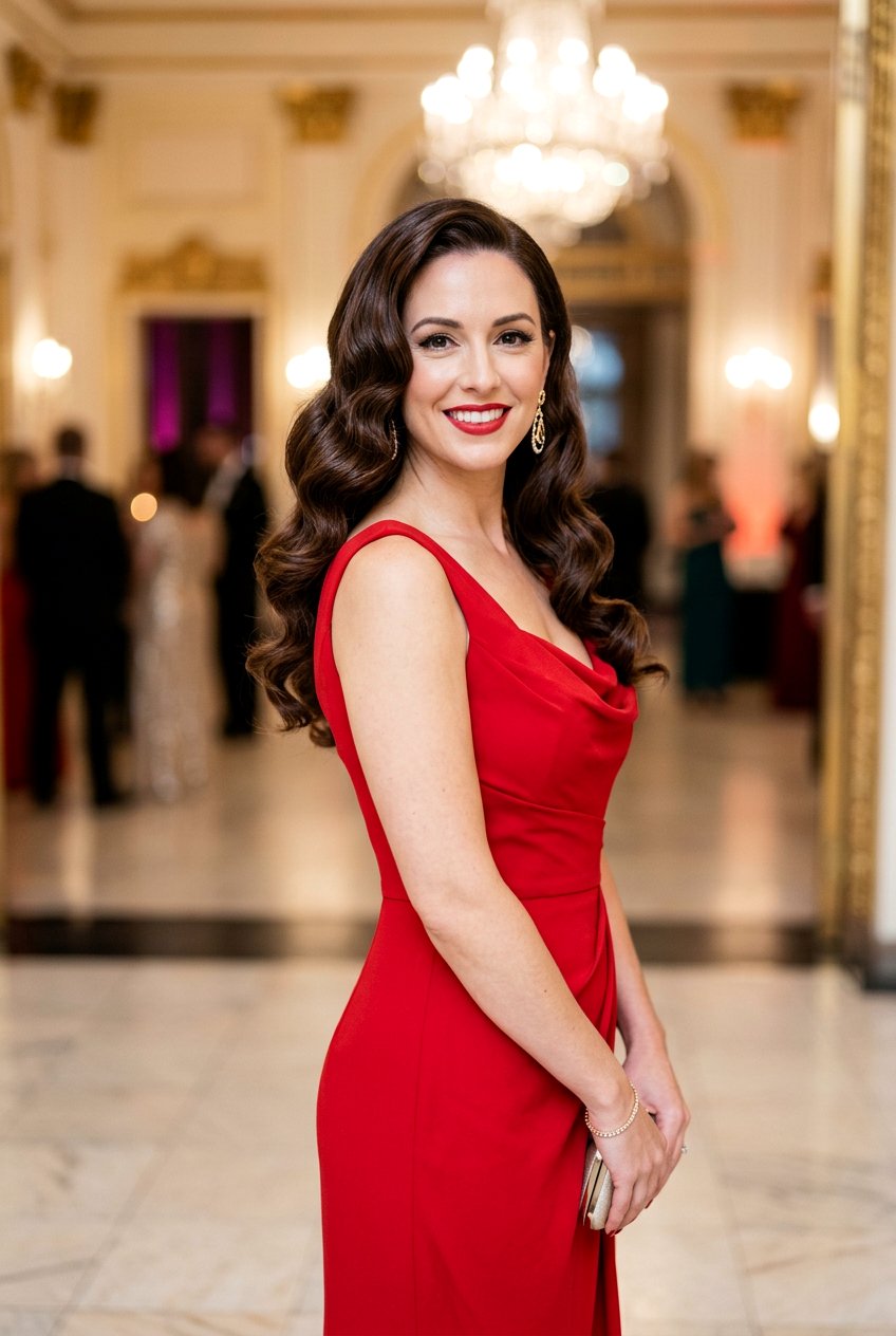 Retro Bouncy Waves - 20 bouncy hairstyle for date night - 20 bouncy hairstyle for date night