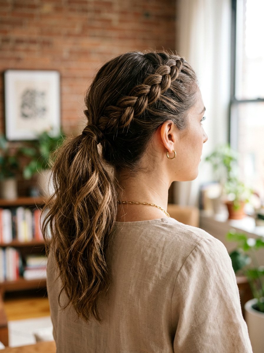 Retro Braided Ponytail - 20 retro ponytail hairstyle - 20 retro ponytail hairstyle