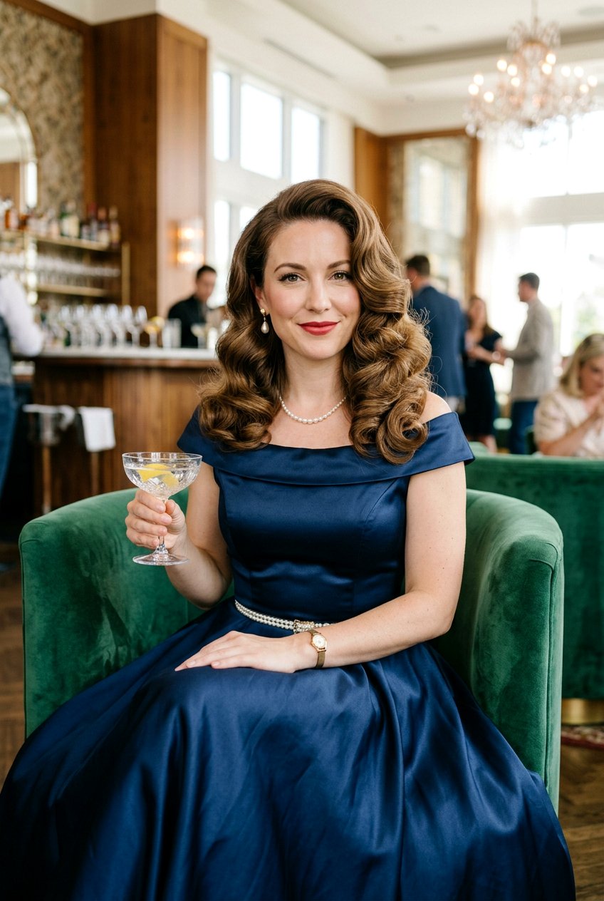 Retro Glamour Blowout - 20 rich girl blowout for medium hair - 20 rich girl blowout for medium hair