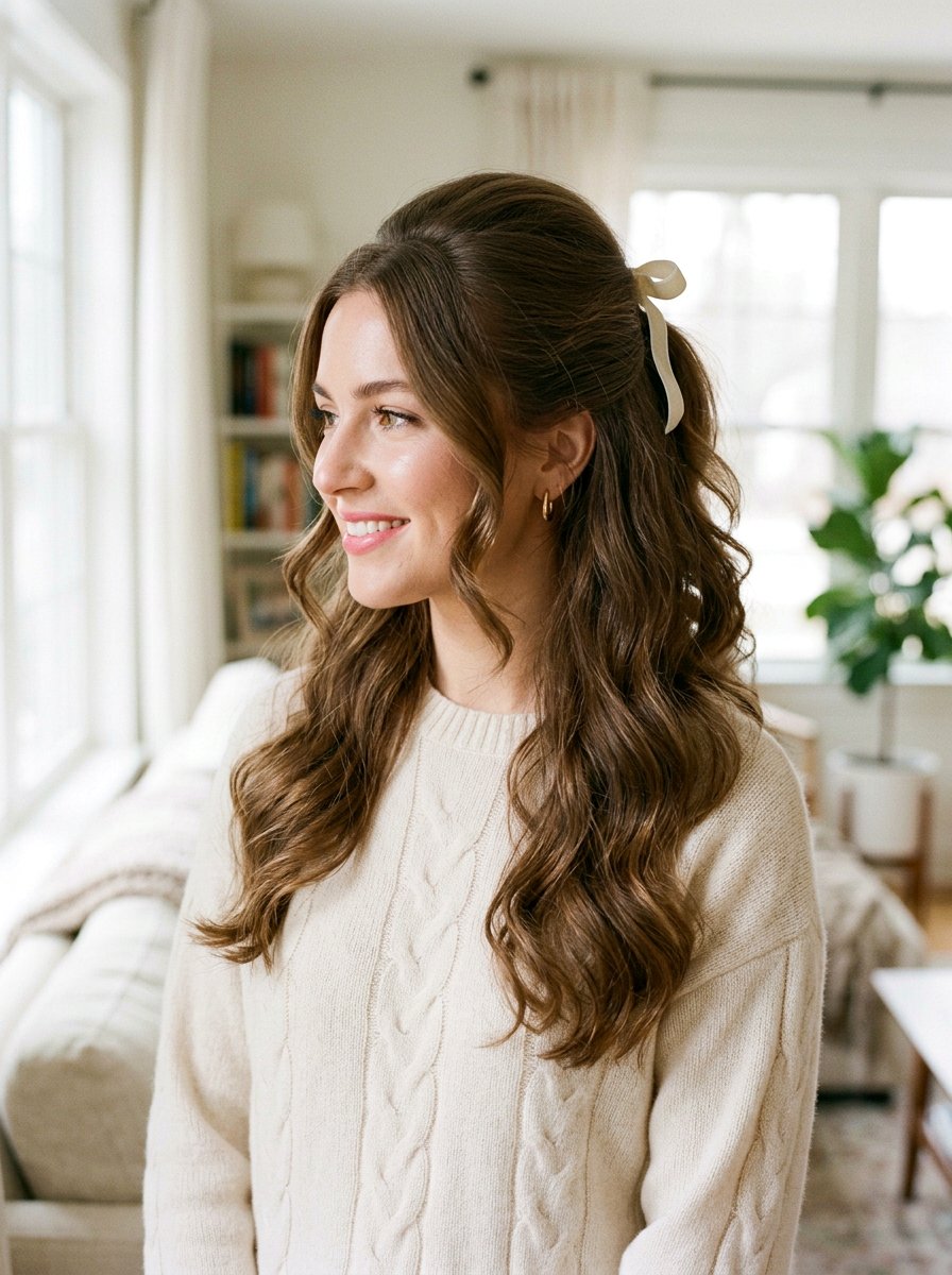 Retro Half Up Ponytail - 20 retro ponytail hairstyle - 20 retro ponytail hairstyle