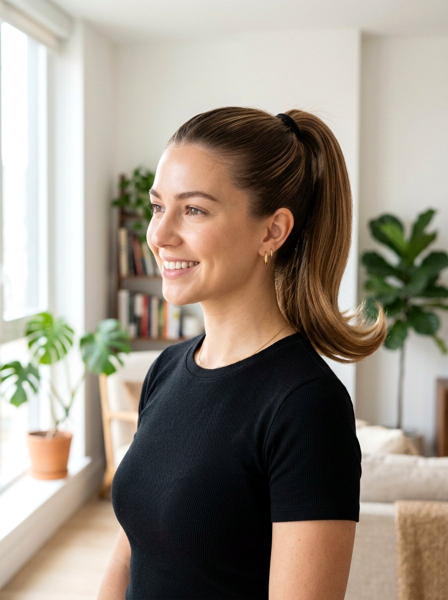 Retro Ponytail With Flipped Ends - 20 retro ponytail hairstyle