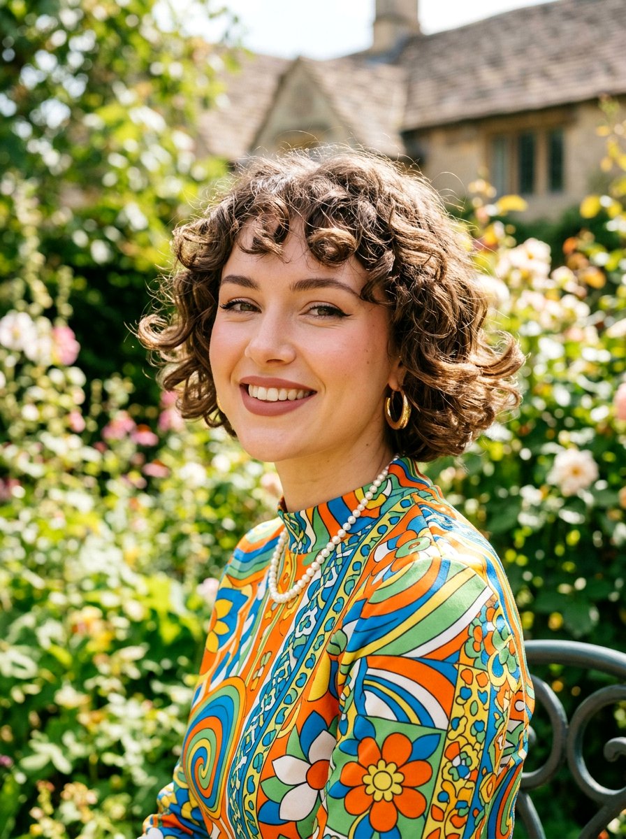 Retro Sass Curly Bob - 20 wash and go bob for natural hair - 20 wash and go bob for natural hair