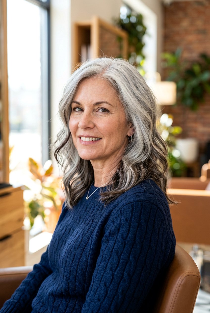 Reverse Balayage for Gray Hair Transition - 20 low maintenance balayage for gray coverage - 20 low maintenance balayage for gray coverage