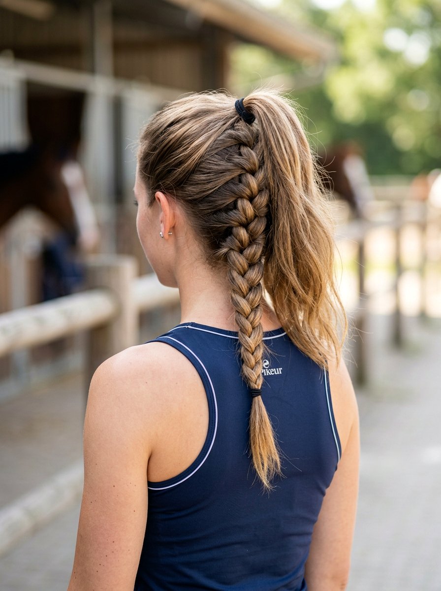 Reverse French Braid Ponytail - 20 rodeo braid ponytail - 20 rodeo braid ponytail