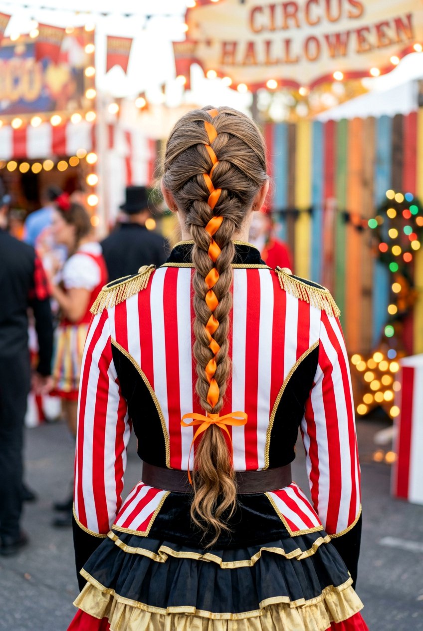 Ribbon Braid Halloween Costume Hair - 20 halloween braid hairstyles - 20 halloween braid hairstyles