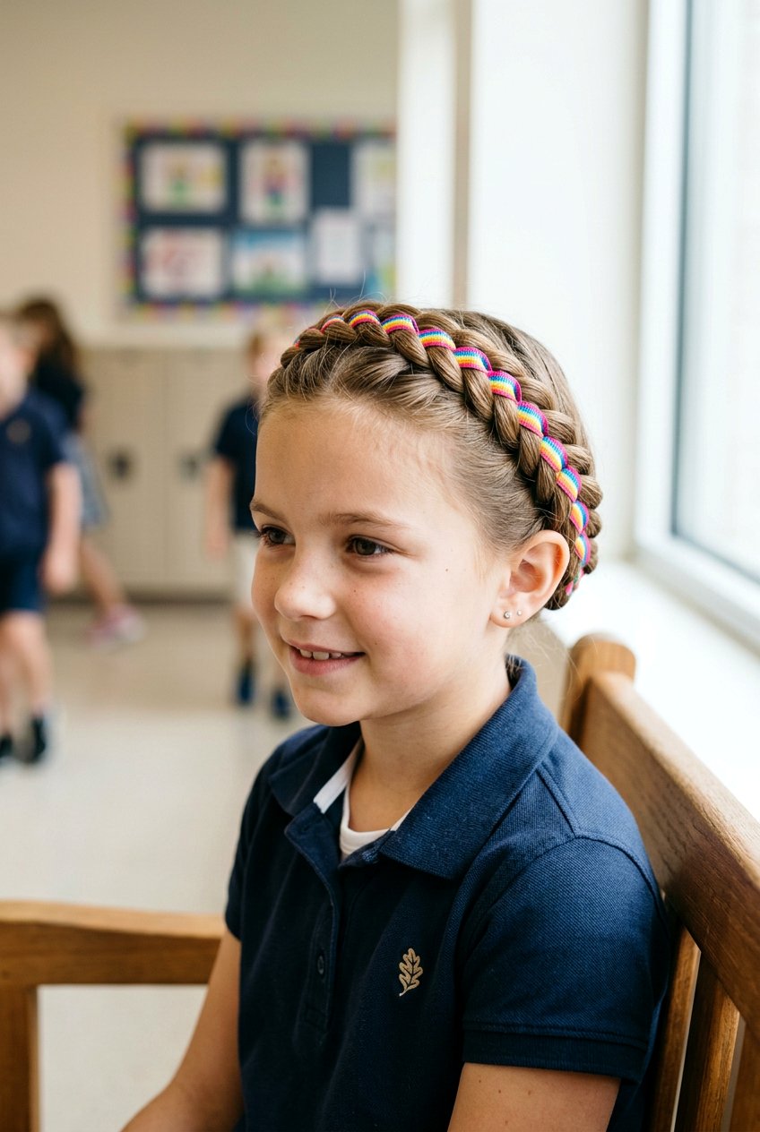 Ribbon Braid Headband School - 20 school hairstyle with headband braid - 20 school hairstyle with headband braid