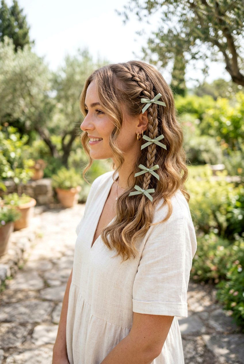 Ribbon Tied Waves - 20 country concert waves hairstyle - 20 country concert waves hairstyle