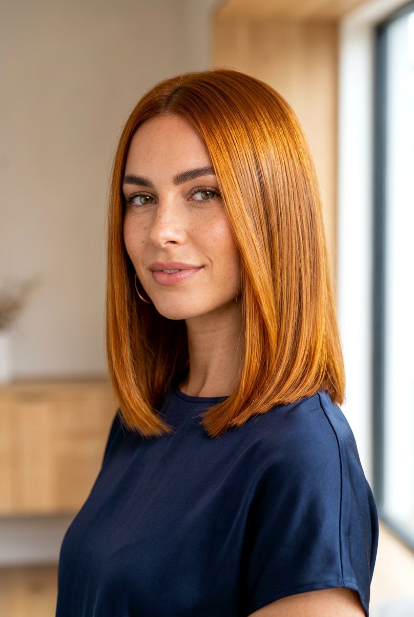 Rich Amber Hair - 20 amber hair color ideas - 20 amber hair color ideas