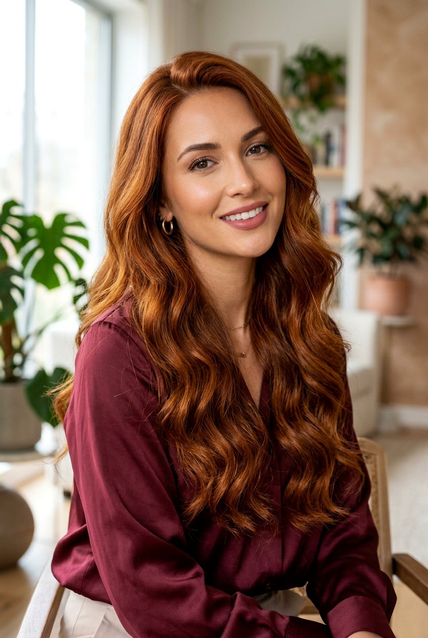 Rich Ginger Auburn Hair Color - 20 natural ginger hair color ideas - 20 natural ginger hair color ideas