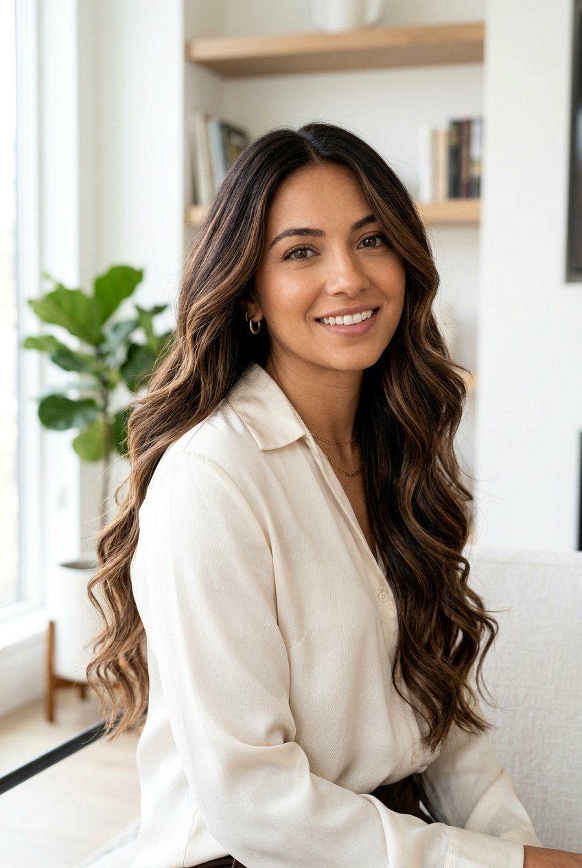 Rich Mocha Balayage On Dark Brown Hair - 20 glossy brown black balayage - 20 glossy brown black balayage