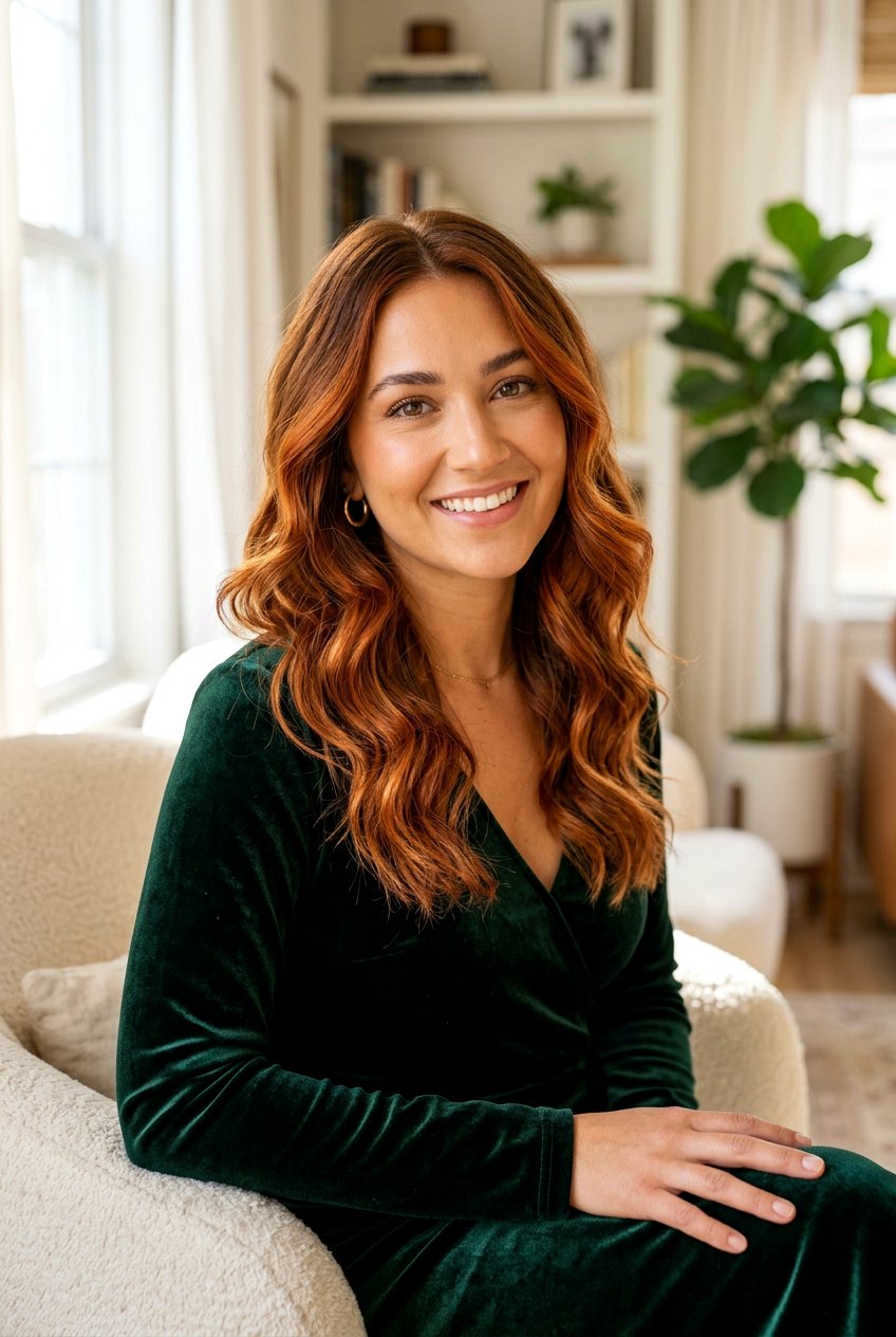 Rich copper ginger balayage medium brown hair - 20 ginger spice balayage on brunette hair - 20 ginger spice balayage on brunette hair