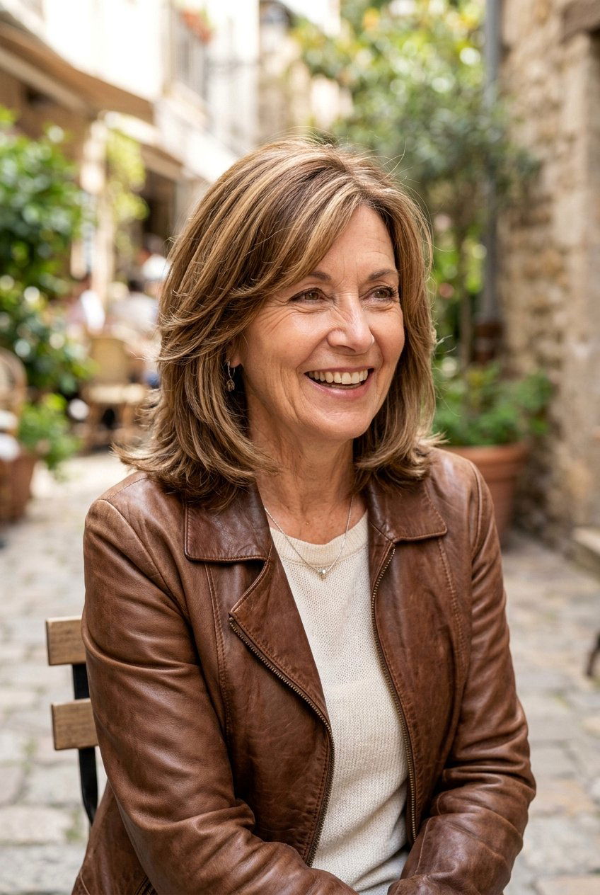 Roasted Almond Bronde - 20 hair color for women over 70 with warm skin tone - 20 hair color for women over 70 with warm skin tone