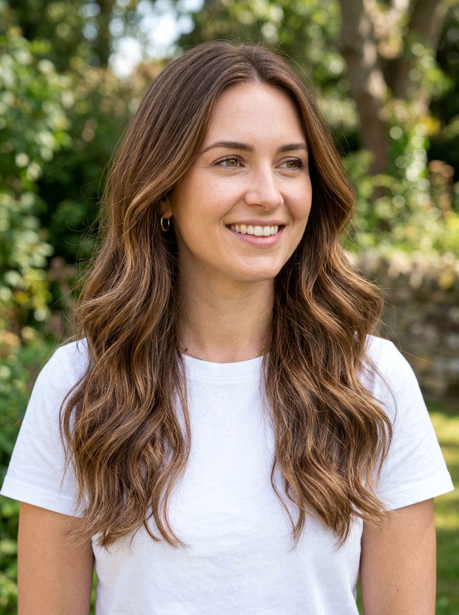 Roasted Nut Hair With Golden Babylights - 20 warm brunette with golden babylights - 20 warm brunette with golden babylights