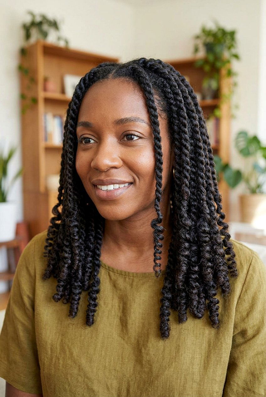 20 Gorgeous Twist Out on Long Natural Hair Looks to Try