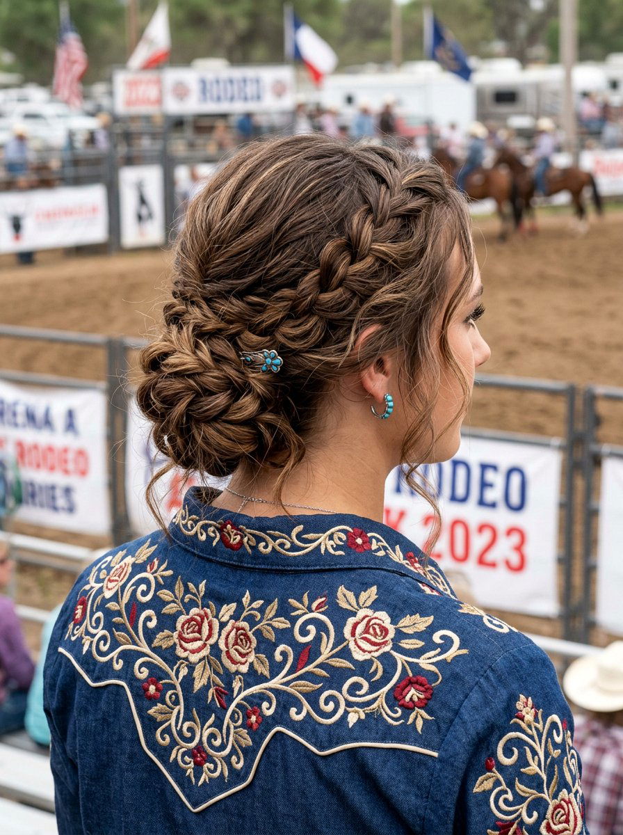 Rodeo Freestyle Updo - 20 rodeo hairstyles for women - 20 rodeo hairstyles for women