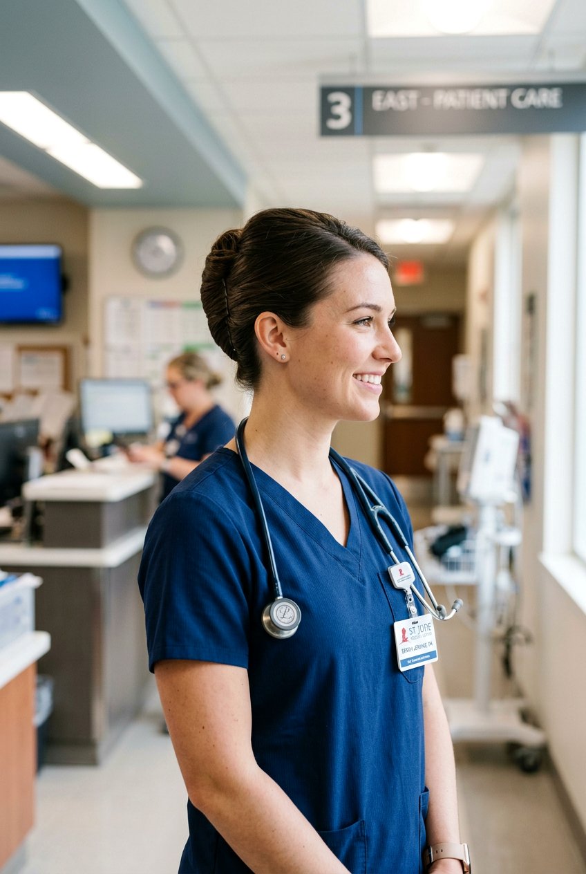Rolled French Twist Nurse Bun - 20 nurse bun hairstyles - 20 nurse bun hairstyles