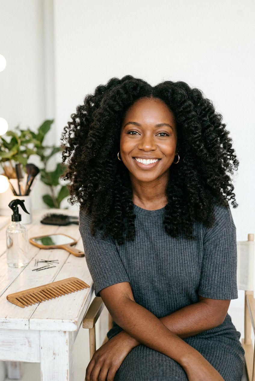 Roller Set Blowout on Natural Hair - 20 natural hair roller set styles - 20 natural hair roller set styles