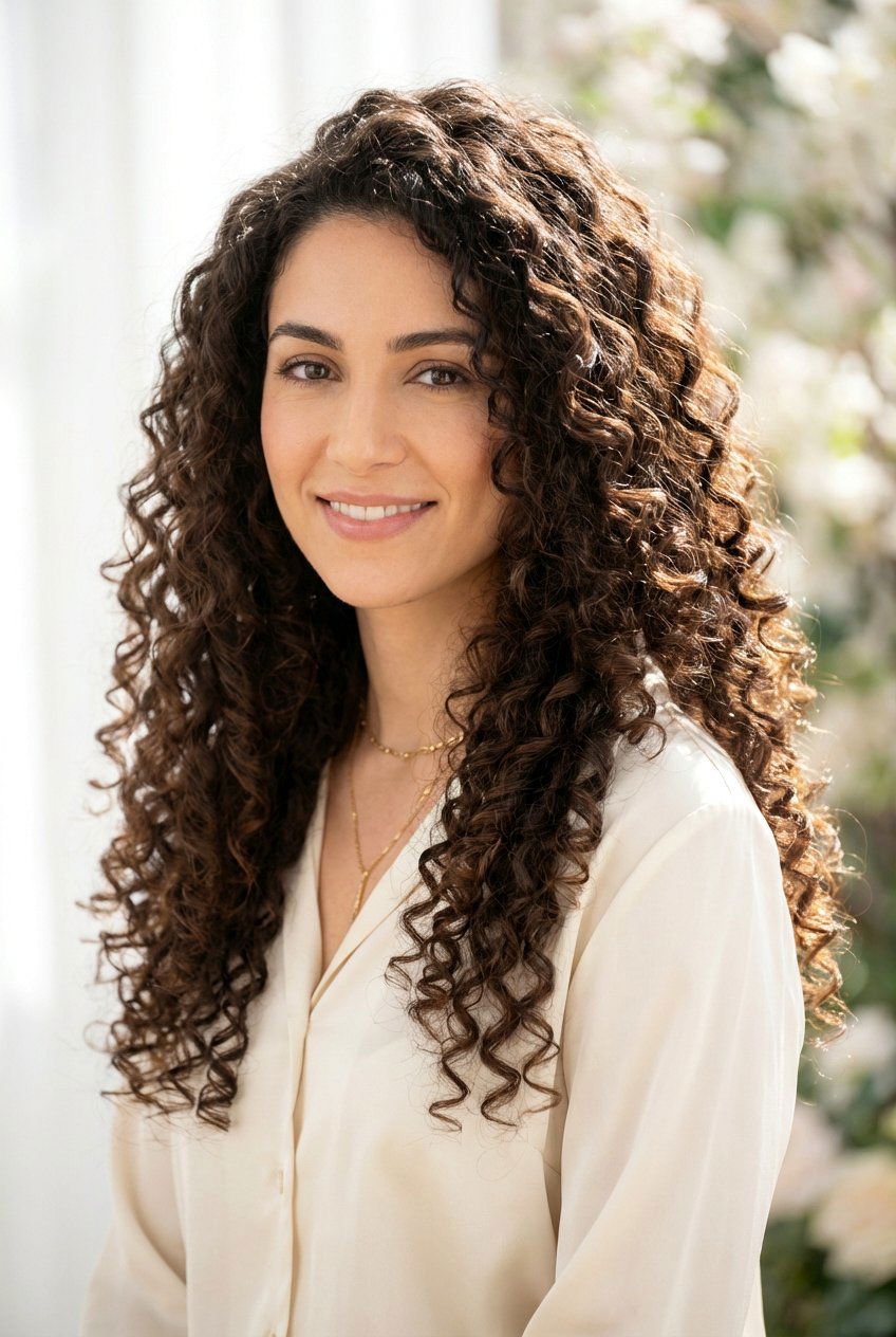 Romantic Curly Ringlets - 20 curly hairstyles for medium hair - 20 curly hairstyles for medium hair