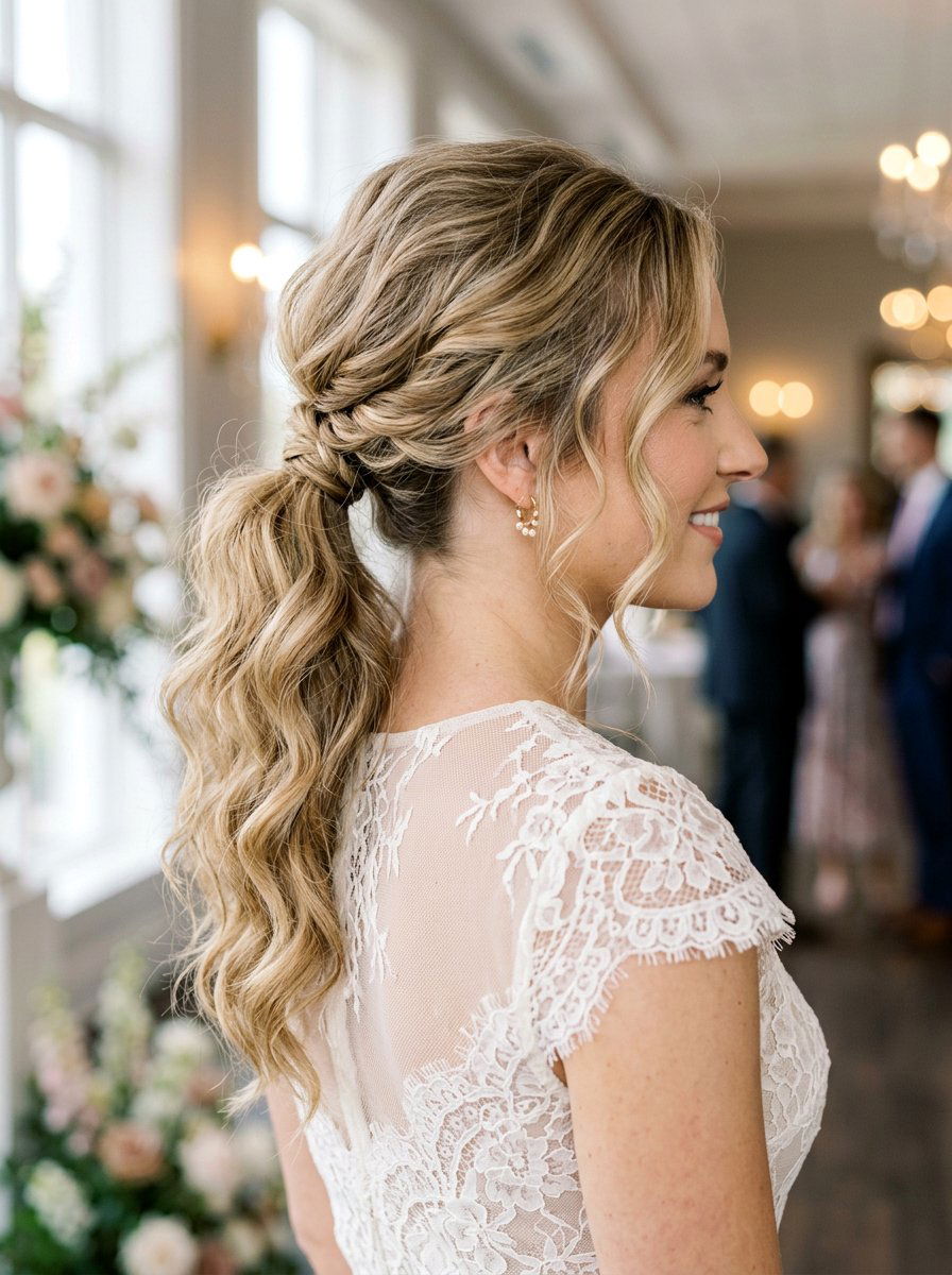 Romantic Updo Cocktail Ponytail With Soft Waves - 20 cocktail ponytail with soft waves - 20 cocktail ponytail with soft waves
