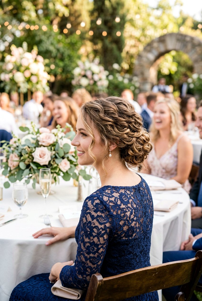 Romantic Updo For Wedding Guests - 20 reception hairstyles for guests - 20 reception hairstyles for guests