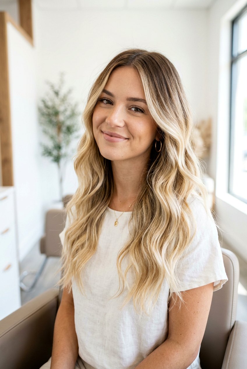 Root Smudge Blonde - 20 lived in blonde hair color - 20 lived in blonde hair color