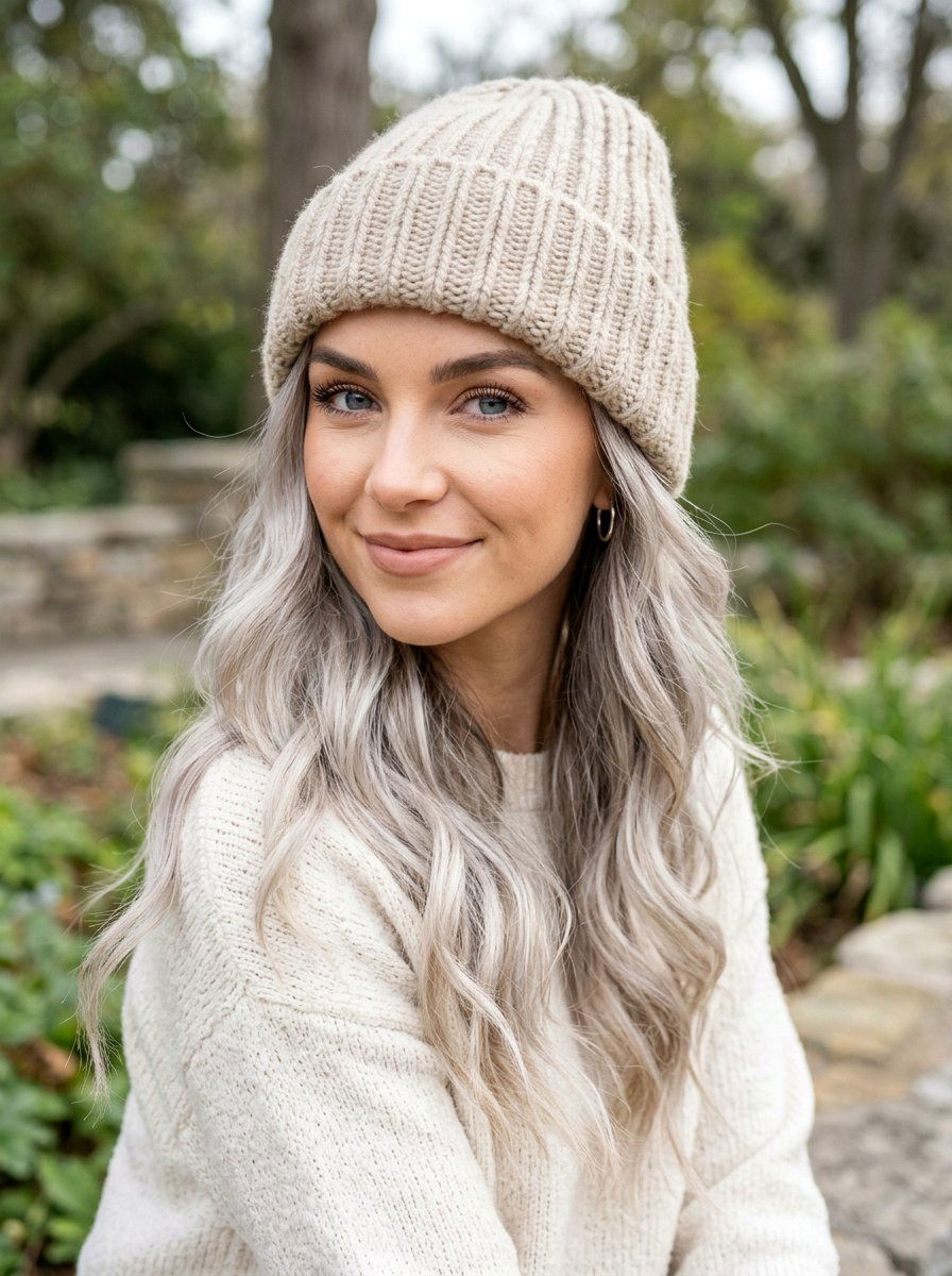 Root Smudged Silver Blonde - 20 silver blonde hair color for winter - 20 silver blonde hair color for winter