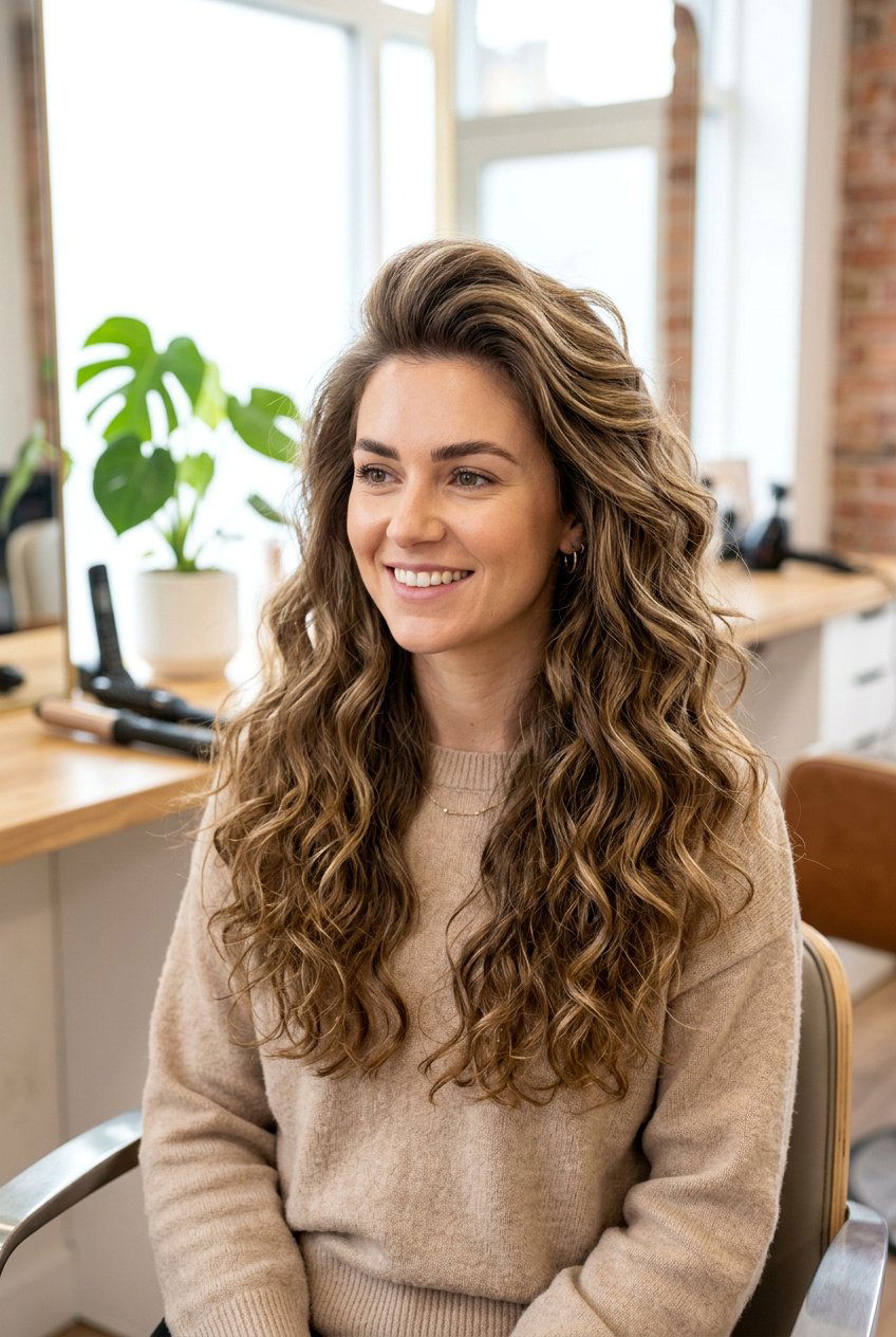 Root lift loose perm long hair - 20 loose perm for long hair - 20 loose perm for long hair