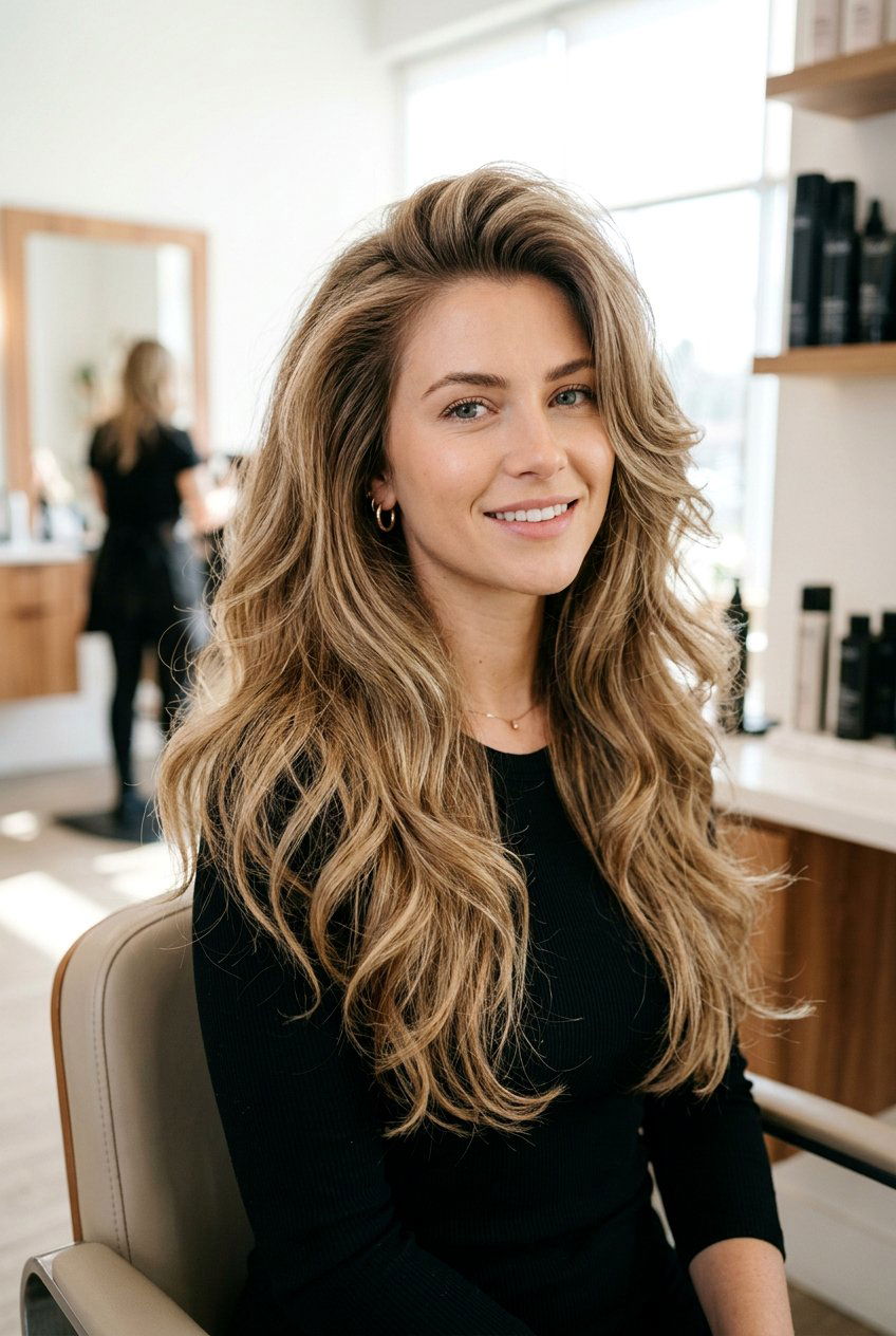 Root perm long layers - 20 root perm hairstyles - 20 root perm hairstyles