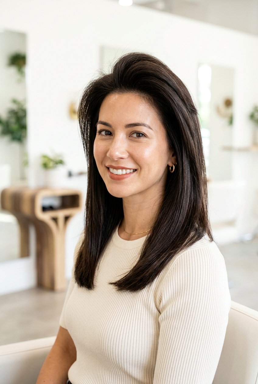 Root perm straight sleek hair - 20 root perm hairstyles - 20 root perm hairstyles