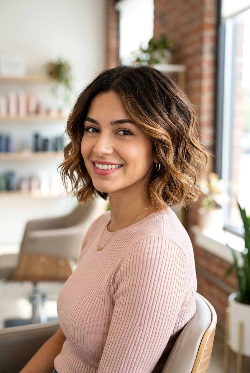 Rooted Balayage Bob for Brunettes - 20 rooted balayage for brunettes - 20 rooted balayage for brunettes