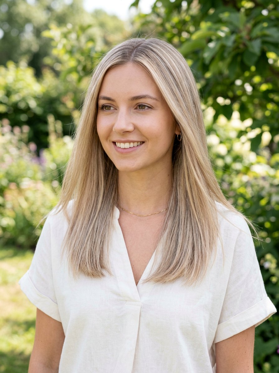 Rooted Blonde With Babylight Lowlights - 20 rooted blonde with lowlights - 20 rooted blonde with lowlights