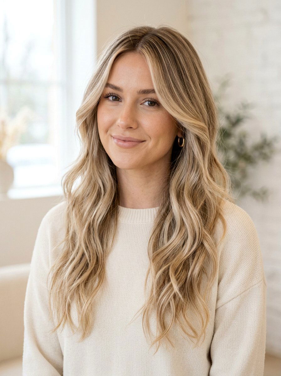 Rooted Blonde With Face Framing Lowlights - 20 rooted blonde with lowlights - 20 rooted blonde with lowlights